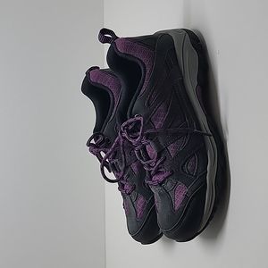 Denali Black & Purple Leather Upper Shoes 7